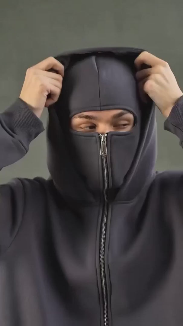 Phantom Hoodie Cagoule porté, vidéo